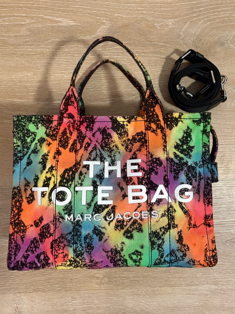 Medium Marc Jacobs “Neon Rainbow “Splatter” 🌈 The Tote Bag